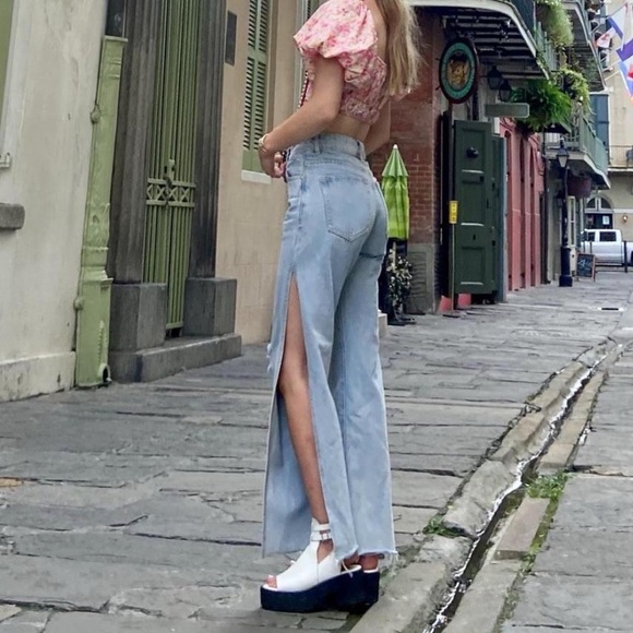 Adika Bernisse Side Slit Jeans - Picture 2 of 7